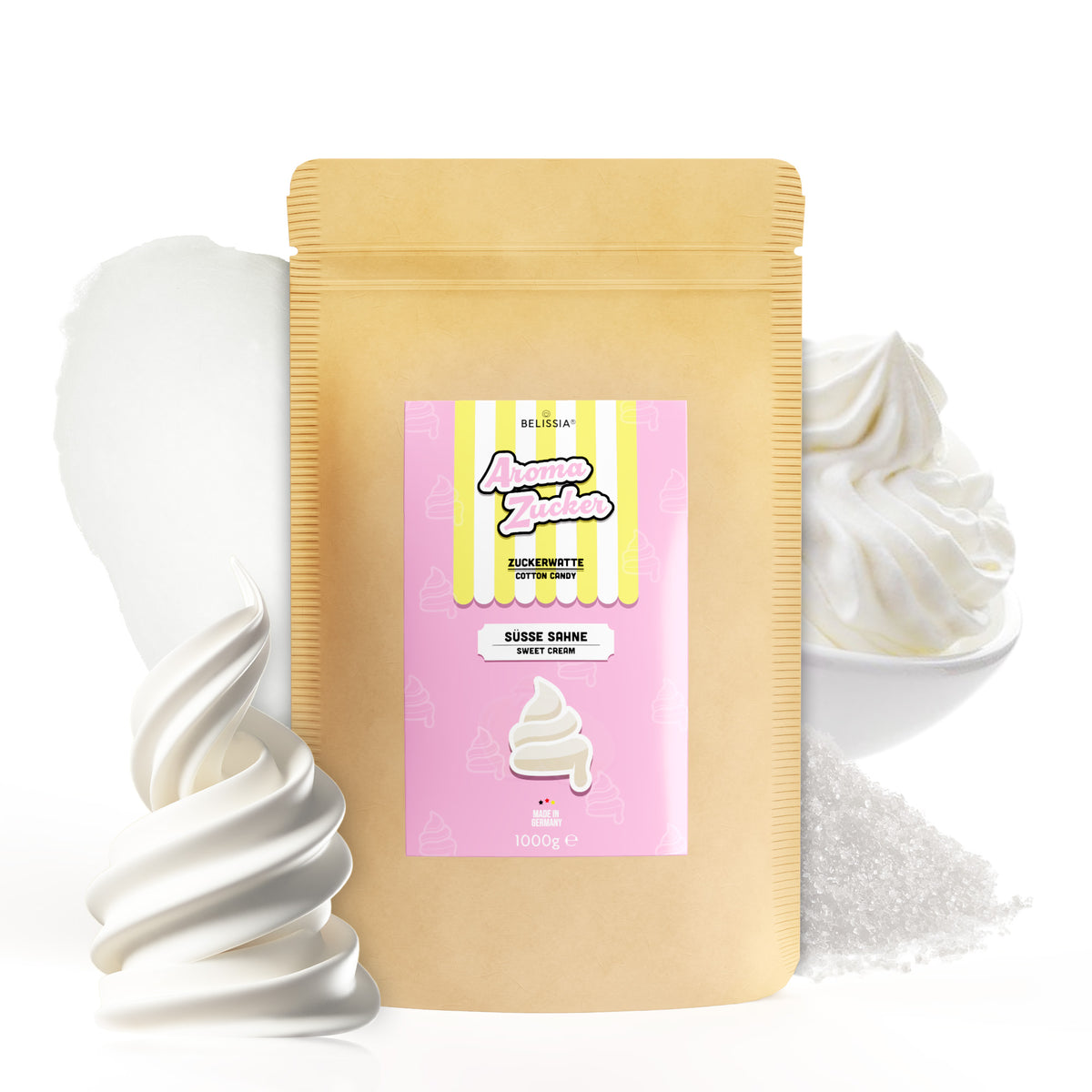 Belissia Aroma Zucker - Süße Sahne 1kg