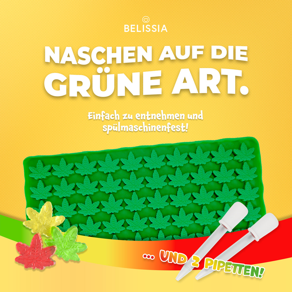 Belissia Gummibärchen DIY Hanfblatt