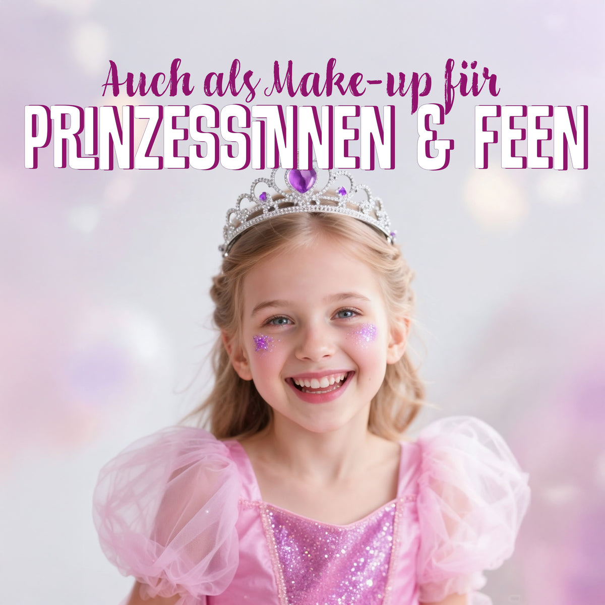 BELISSIA Kids Glitzerpalette – 12 Glitzersorten für Schleim & Make-up