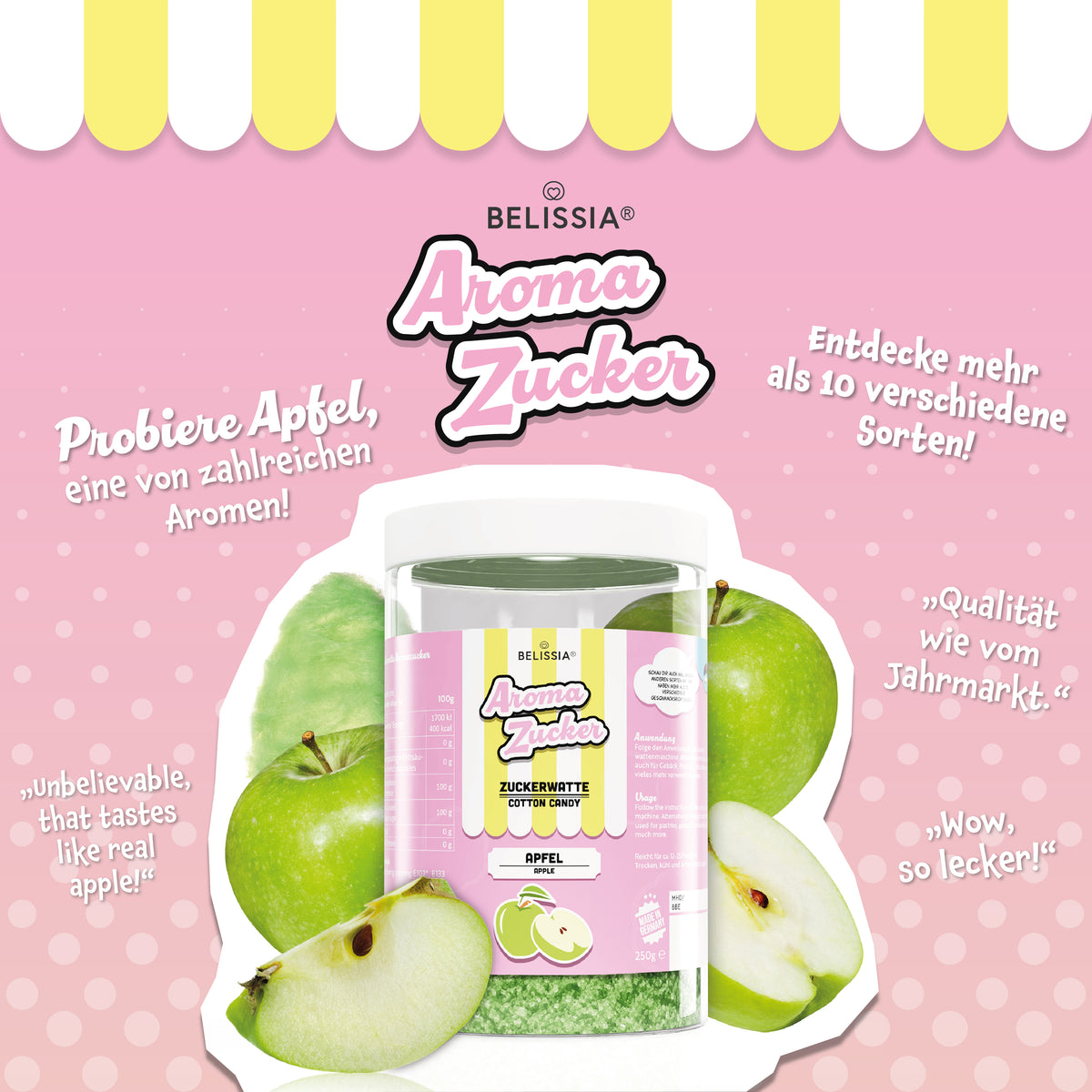 Belissia Aroma Zucker - Zimt 1kg