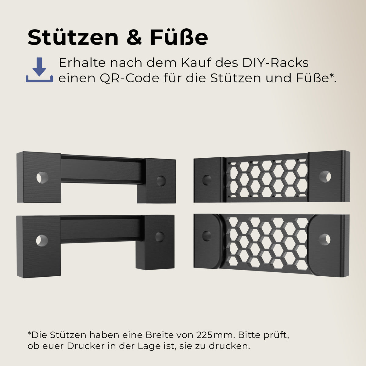 Filamentregal – DIY für 2 Ebenen – Für bis zu 20 Spulen