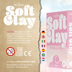 BELISSIA Kids Soft Clay Weiß – 250 g Modellierschaum
