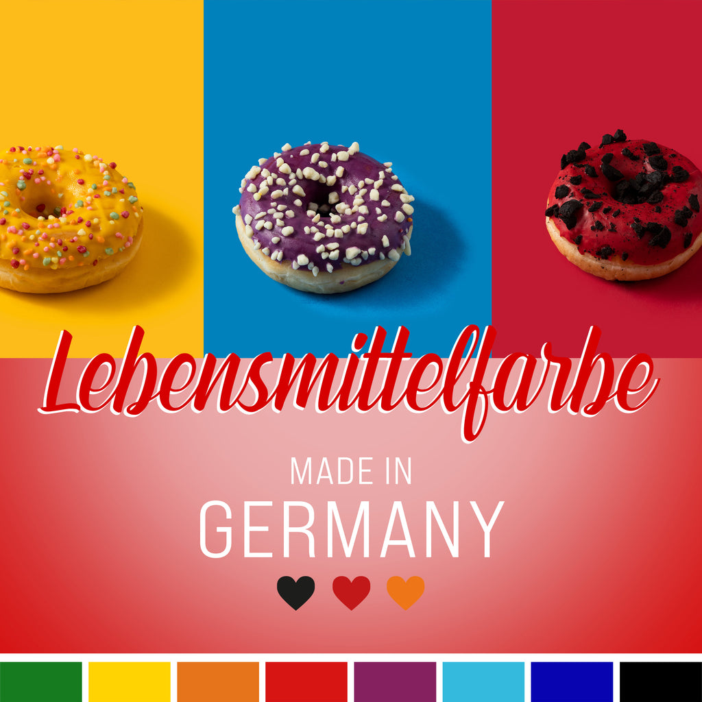 Belissia Lebensmittelfarbe Set 8x10ml mit Box
