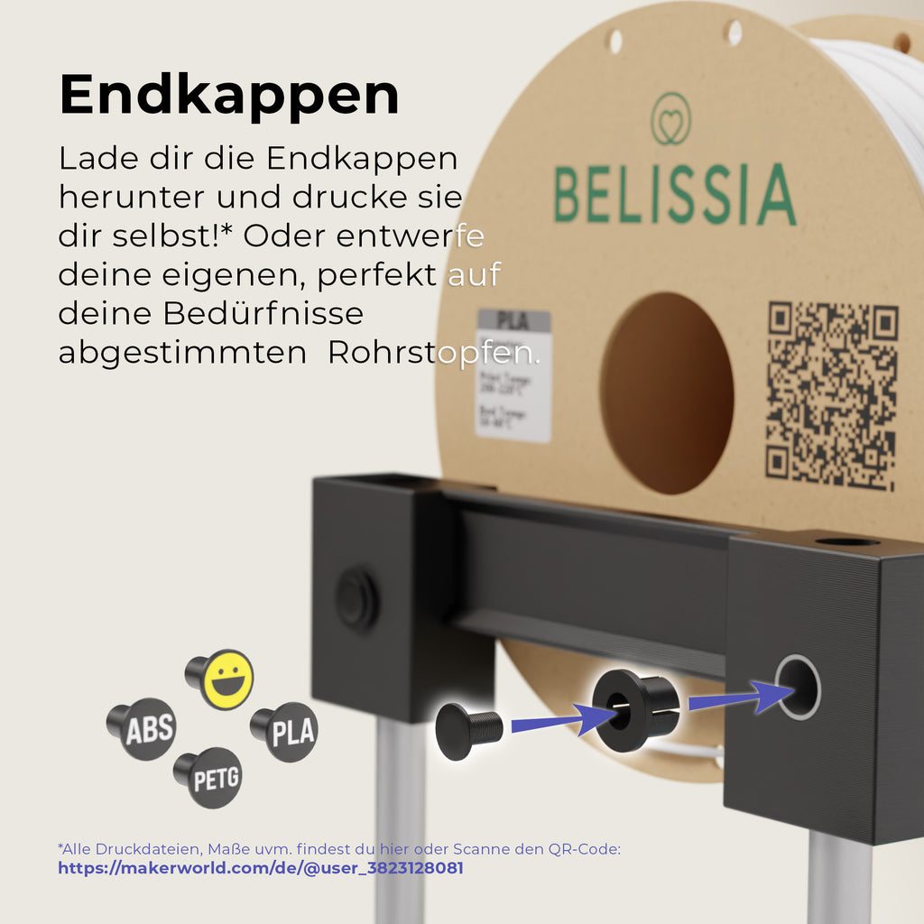 Filamentregal – DIY für 2 Ebenen – Für bis zu 20 Spulen