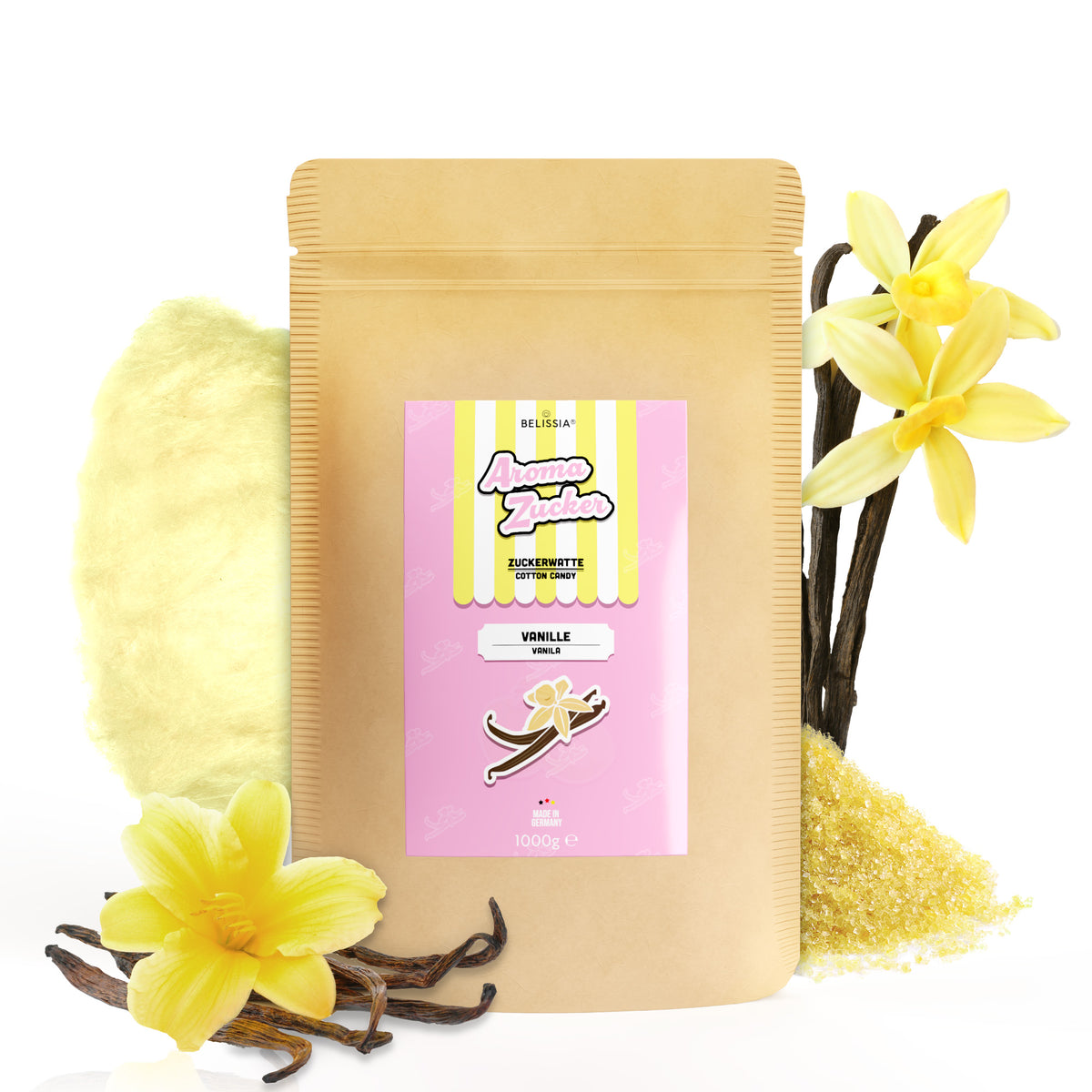 Belissia Aroma Zucker - Vanille 1kg
