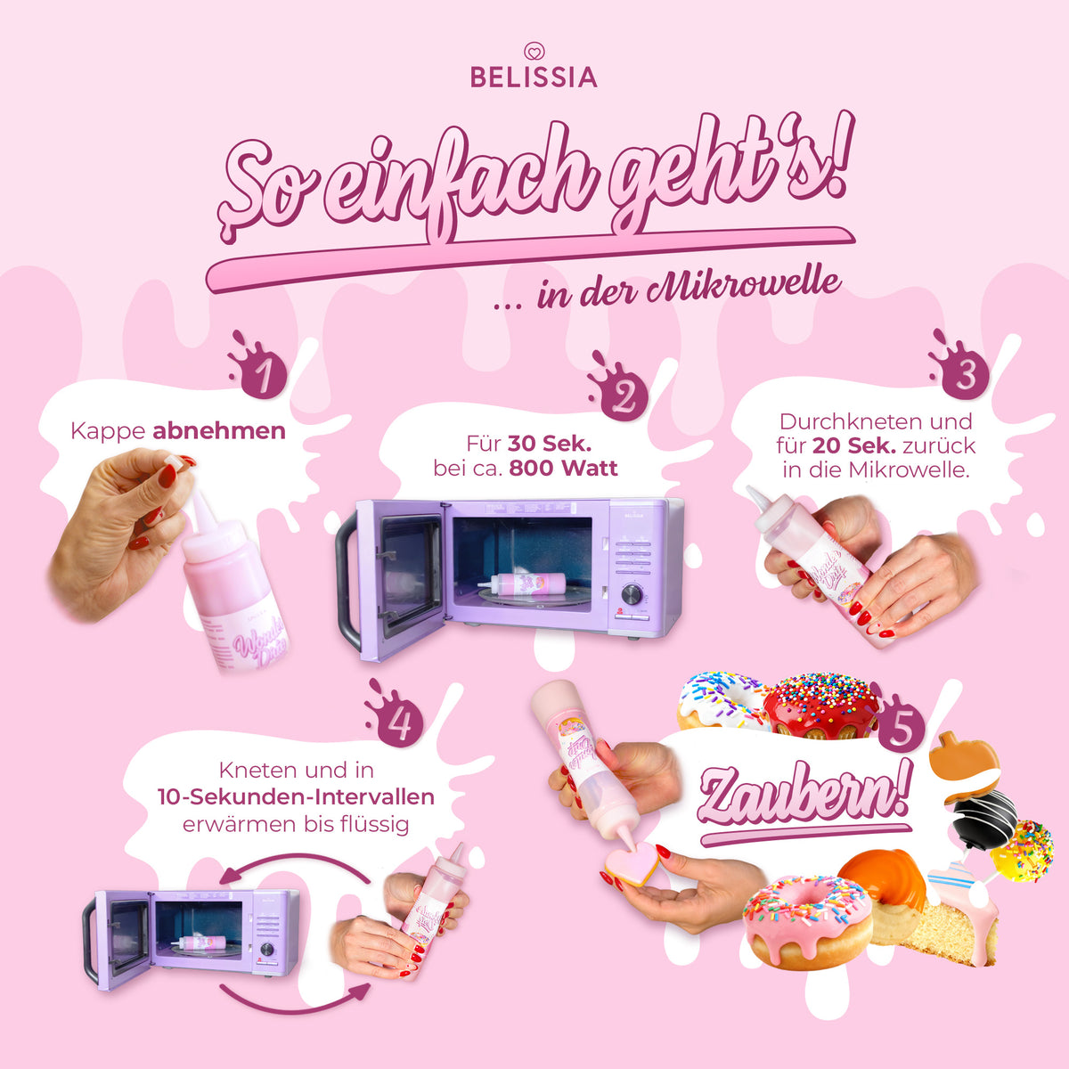 Belissia Wonder Drip Blau 300g