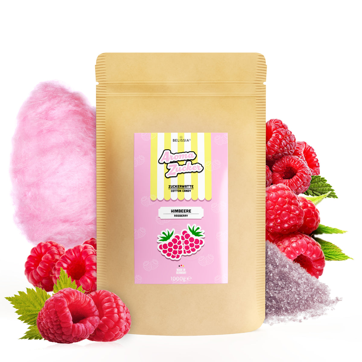 Belissia Aroma Zucker - Himbeere 1kg