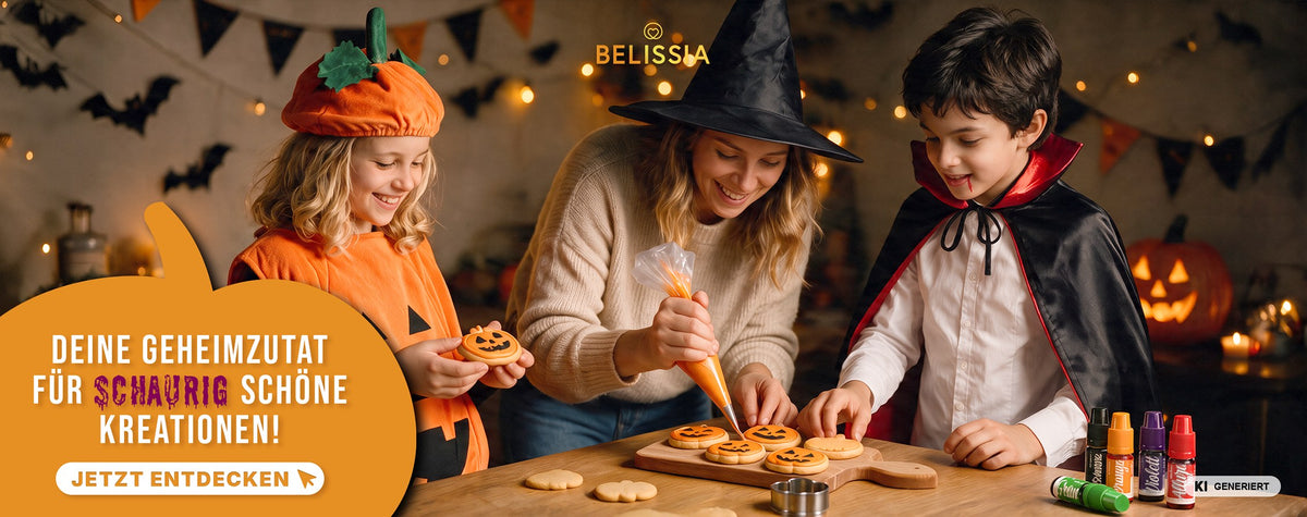 Deine Geheimzutat für schaurig schöne Kreationen – BELISSIA Lebensmittelfarbe Halloween Set