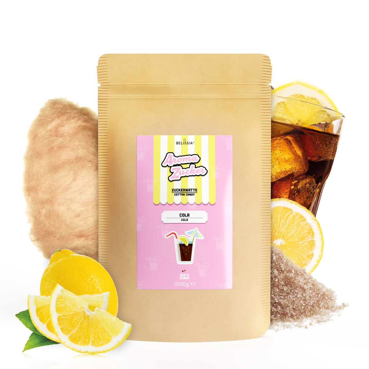 Belissia Aroma Zucker - Cola 1kg