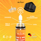 BELISSIA Shake & Make Aroma Eistee-Pfirsich – 10 ml + Schüttelflasche