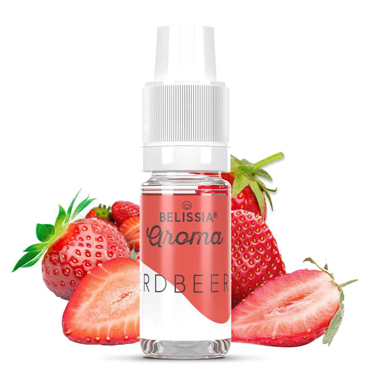 BELISSIA Lebensmittelaroma Erdbeere – 10 ml Tropfflasche