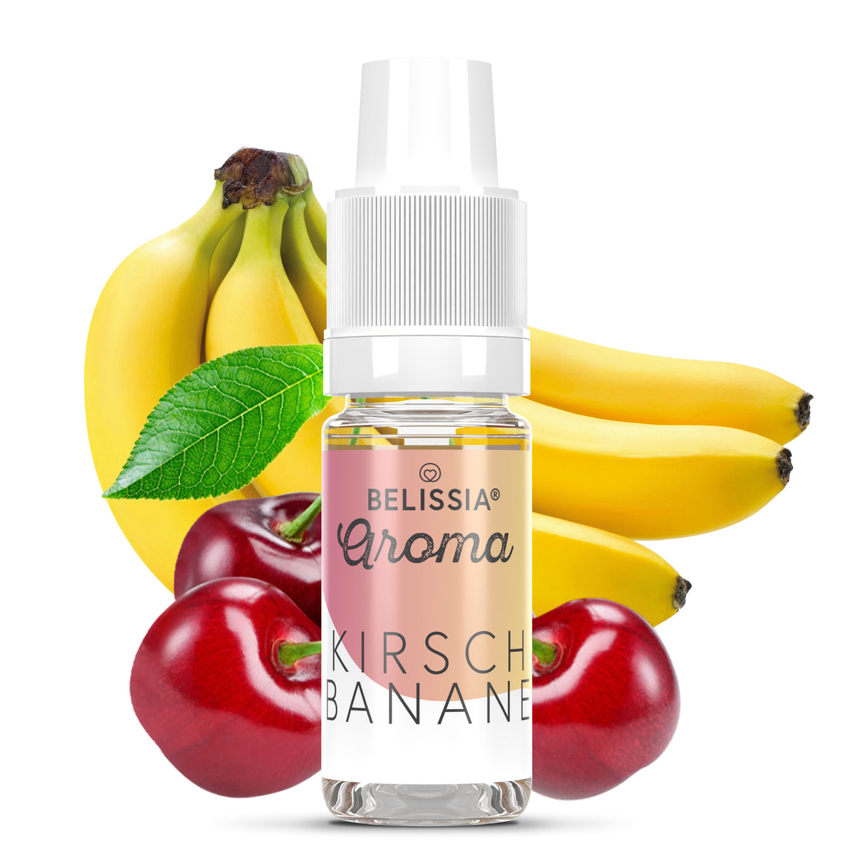 BELISSIA Lebensmittelaroma Kirsch-Banane – 10 ml Tropfflasche