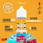 BELISSIA Shake & Make Refill Eisbonbon-Kirsche – 30 ml Nachfüllflasche