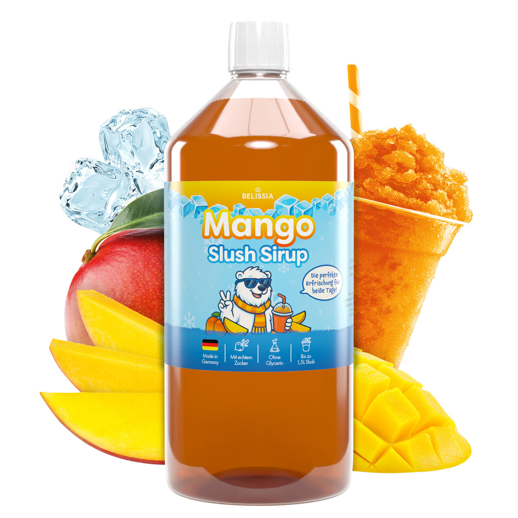 Slush Eis Sirup Mango – 1000 ml Flasche