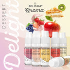 BELISSIA Lebensmittelaroma-Set „Dessert Delight" – 6 × 10 ml