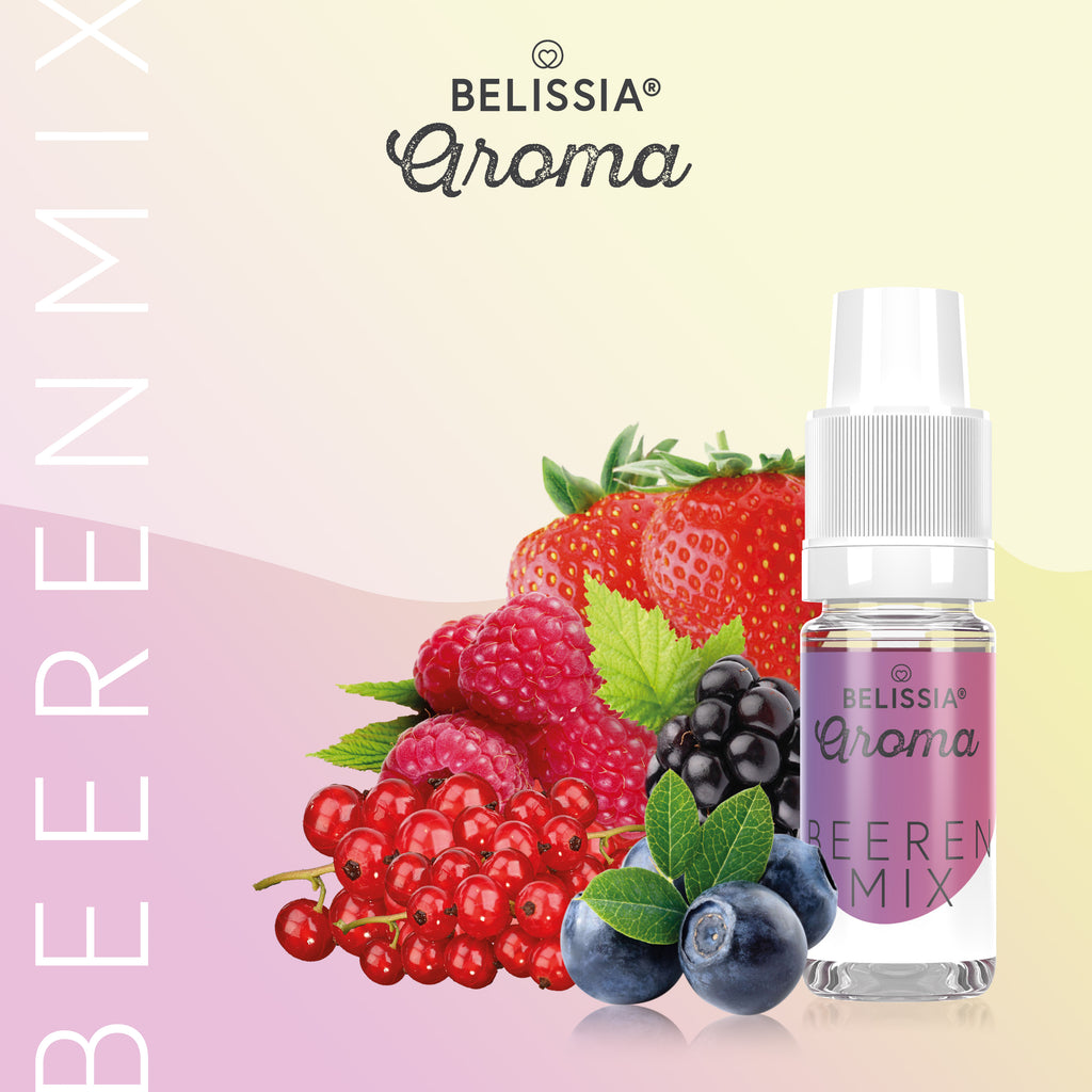 BELISSIA Lebensmittelaroma Beerenmix – 10 ml Tropfflasche