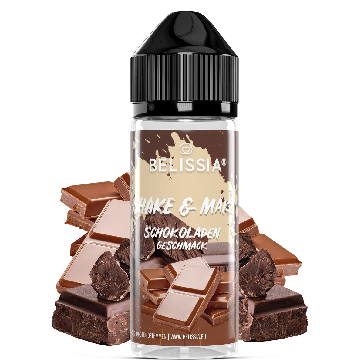 BELISSIA Shake & Make Aroma Schokolade – 10 ml + Schüttelflasche