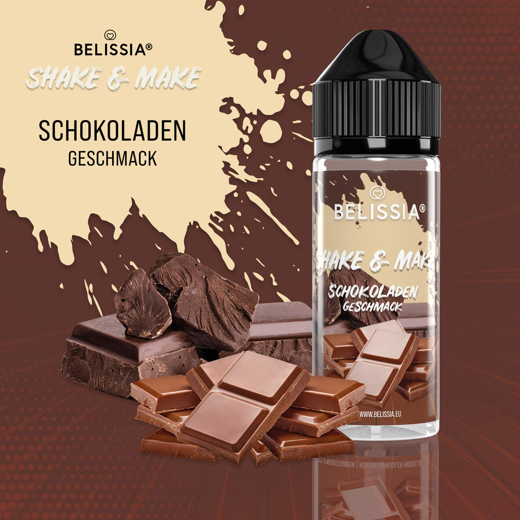 BELISSIA Shake & Make Aroma Schokolade – 10 ml + Schüttelflasche