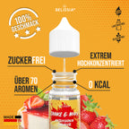 BELISSIA Shake & Make Refill Käsekuchen-Erdbeer – 30 ml Nachfüllflasche