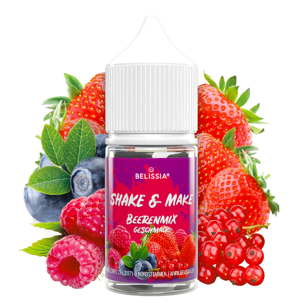BELISSIA Shake & Make Refill Beerenmix – 30 ml Nachfüllflasche