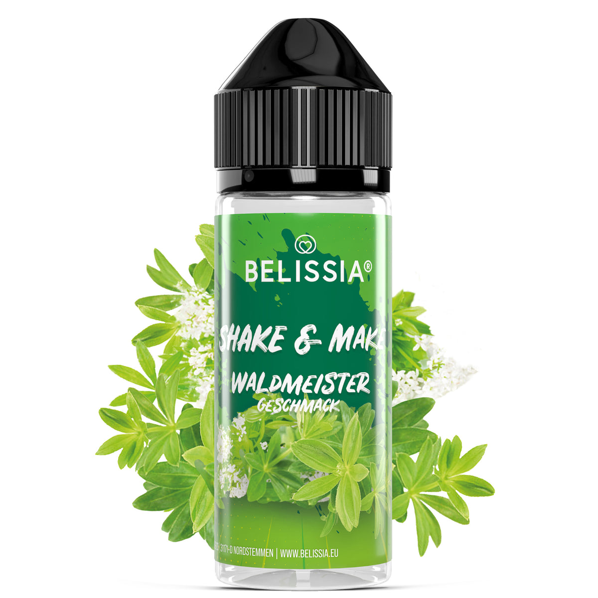 BELISSIA Shake & Make Aroma Waldmeister – 10 ml + Schüttelflasche
