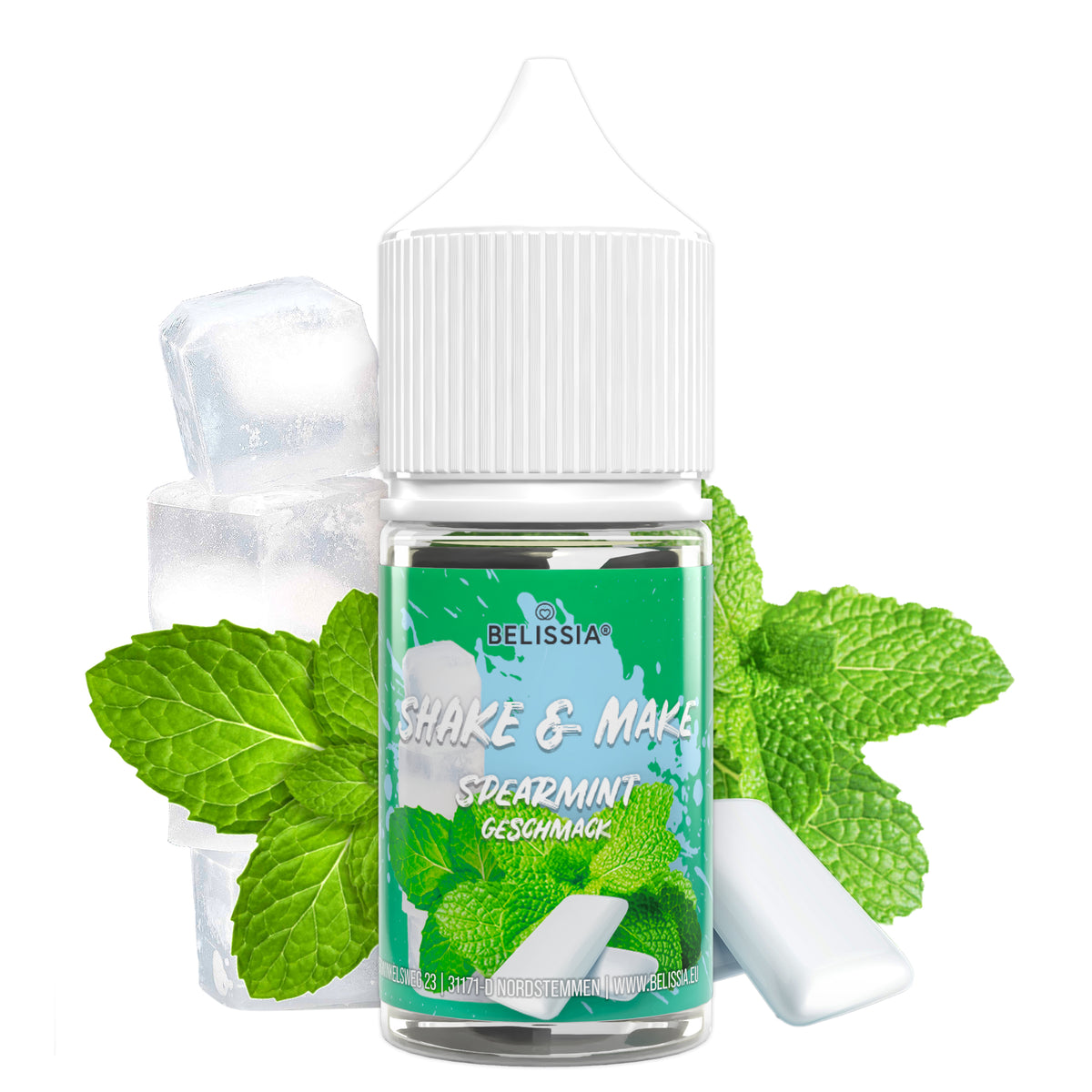 BELISSIA Shake & Make Refill Spearmint – 30 ml Nachfüllflasche