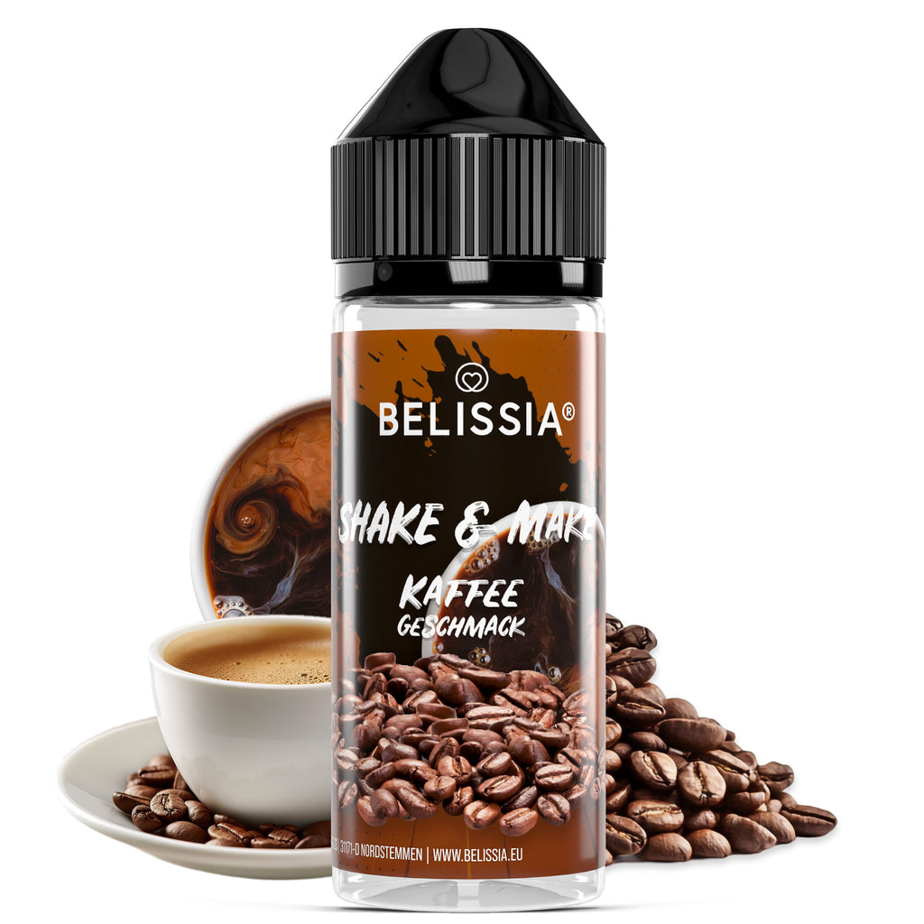 BELISSIA Shake & Make Aroma Kaffee – 10 ml + Schüttelflasche