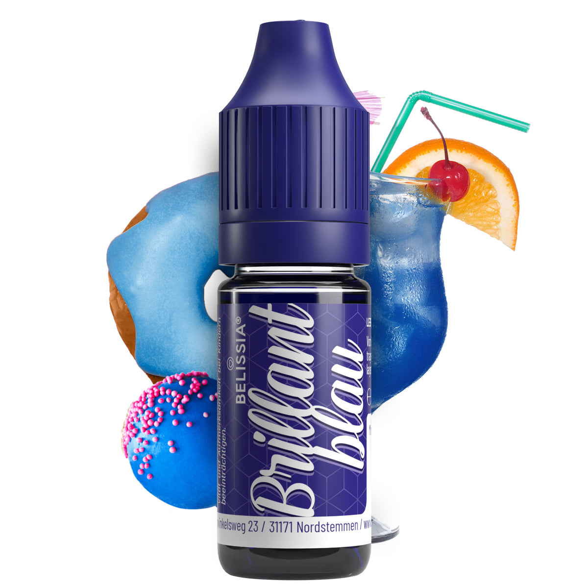 BELISSIA Lebensmittelfarbe Blau – 10 ml