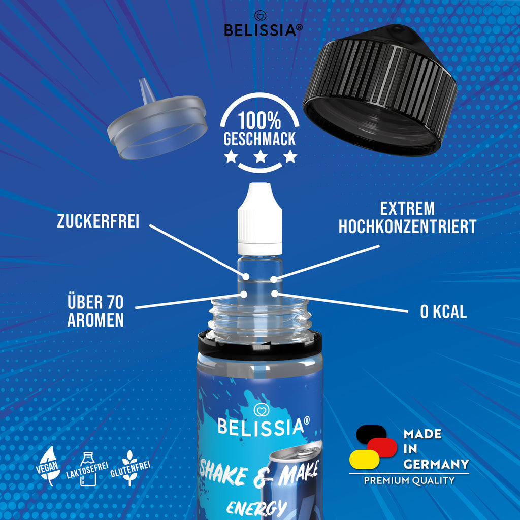 BELISSIA Shake & Make Aroma Energy – 10 ml + Schüttelflasche