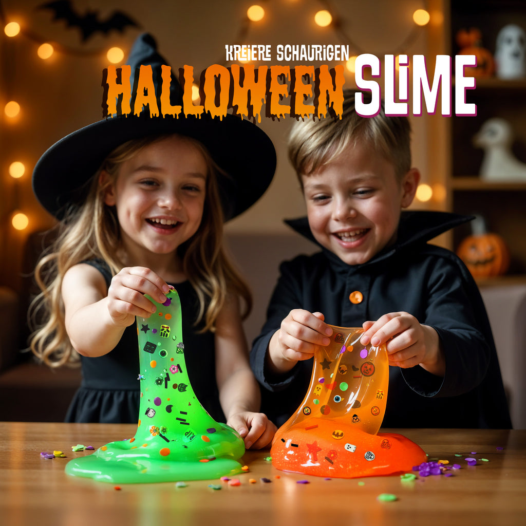BELISSIA Schleim Halloween-Set – DIY-Set für Kinder