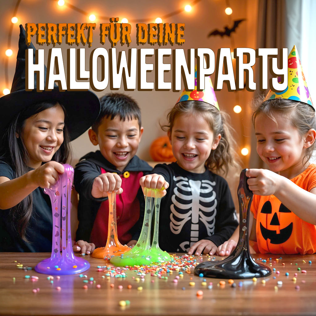 BELISSIA Schleim Halloween-Set – DIY-Set für Kinder