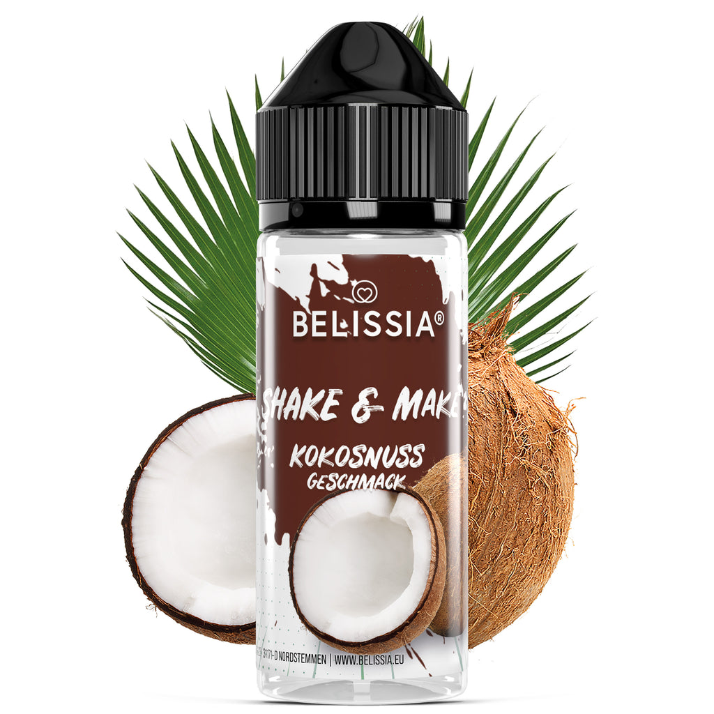 BELISSIA Shake & Make Aroma Kokosnuss – 10 ml + Schüttelflasche