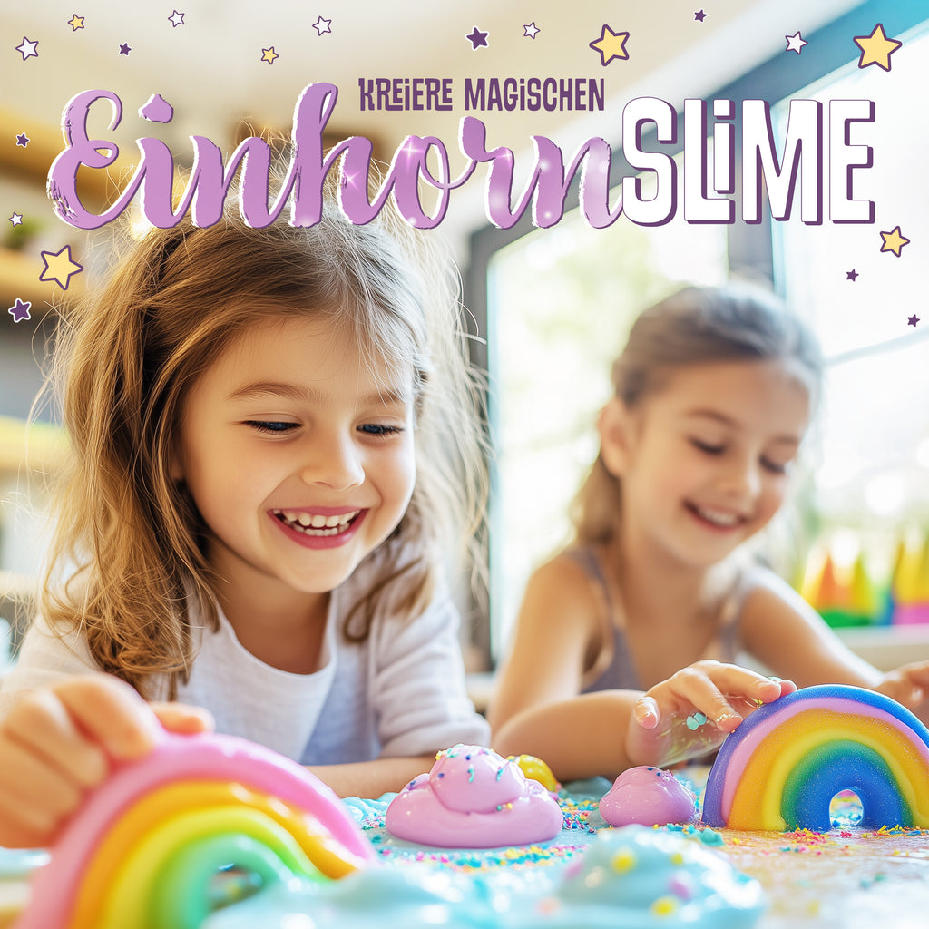 BELISSIA Schleim Einhorn-Set – DIY-Set für Kinder