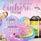 BELISSIA Schleim Einhorn-Set – DIY-Set für Kinder