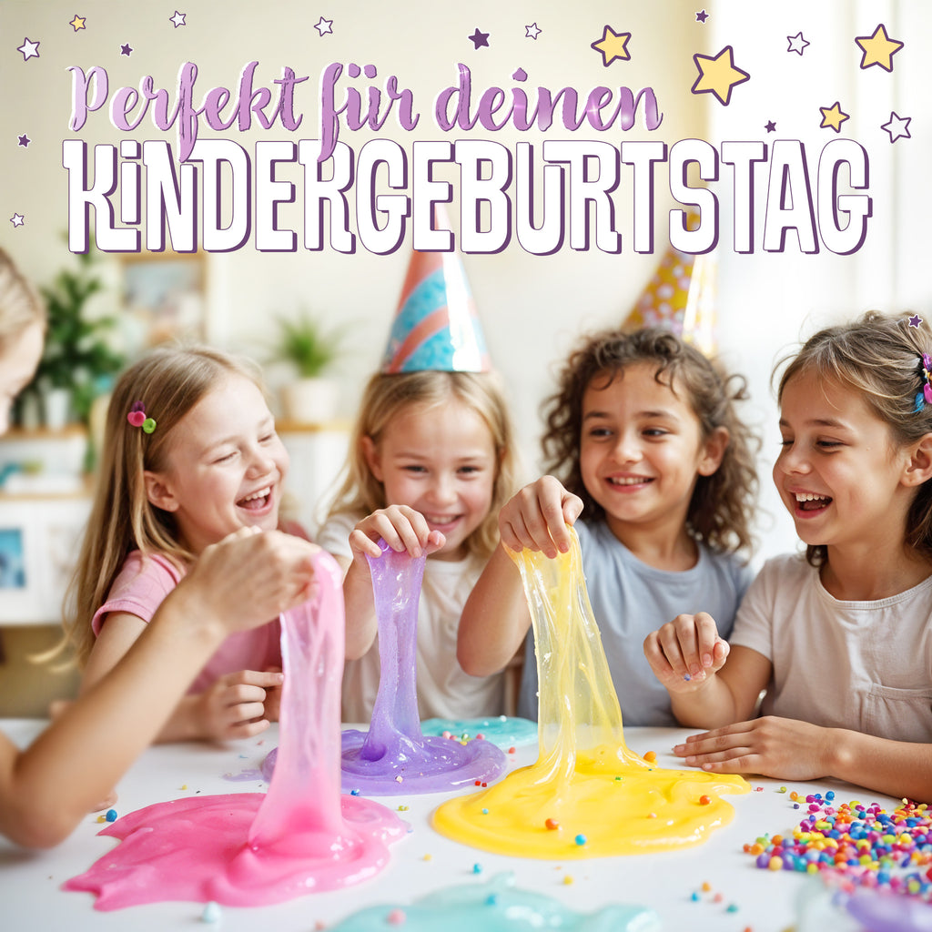 BELISSIA Schleim Einhorn-Set – DIY-Set für Kinder