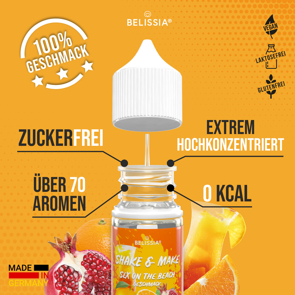 BELISSIA Shake & Make Refill Sex on the Beach – 30 ml Nachfüllflasche