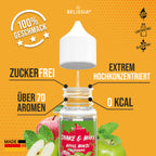 BELISSIA Shake & Make Refill Apfel-Minze – 30 ml Nachfüllflasche