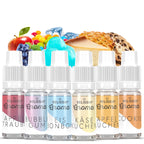 BELISSIA Lebensmittelaroma-Set „Süße Leckereien" – 6 × 10 ml