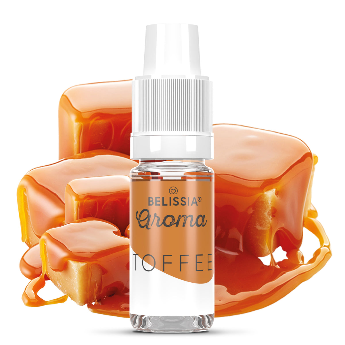 BELISSIA Lebensmittelaroma Toffee – 10 ml Tropfflasche