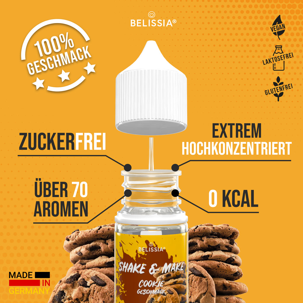 BELISSIA Shake & Make Refill Cookie – 30 ml Nachfüllflasche