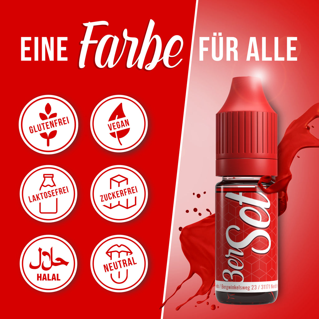 BELISSIA Lebensmittelfarben 3er-Set – 3 × 10 ml