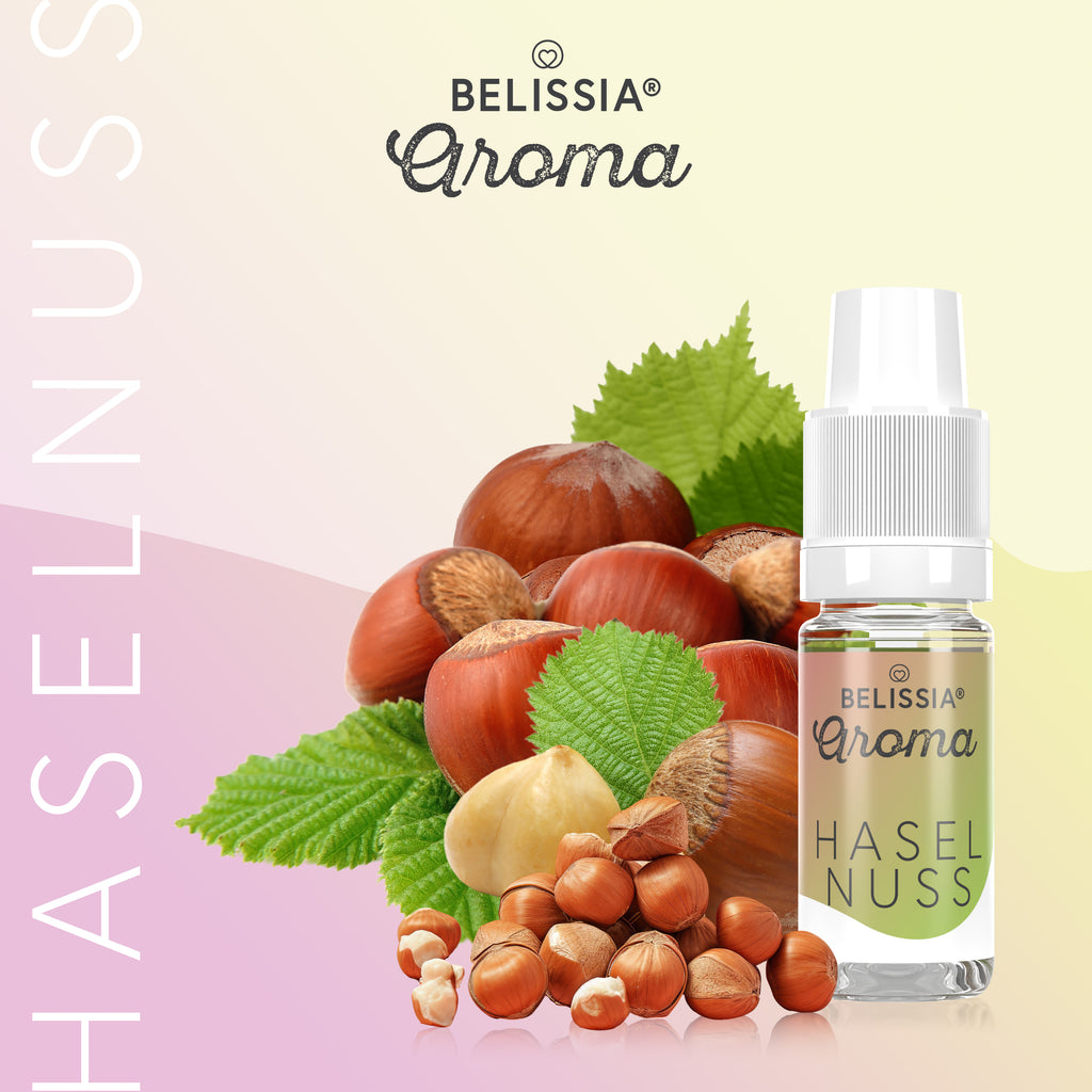 BELISSIA Lebensmittelaroma Haselnuss – 10 ml Tropfflasche
