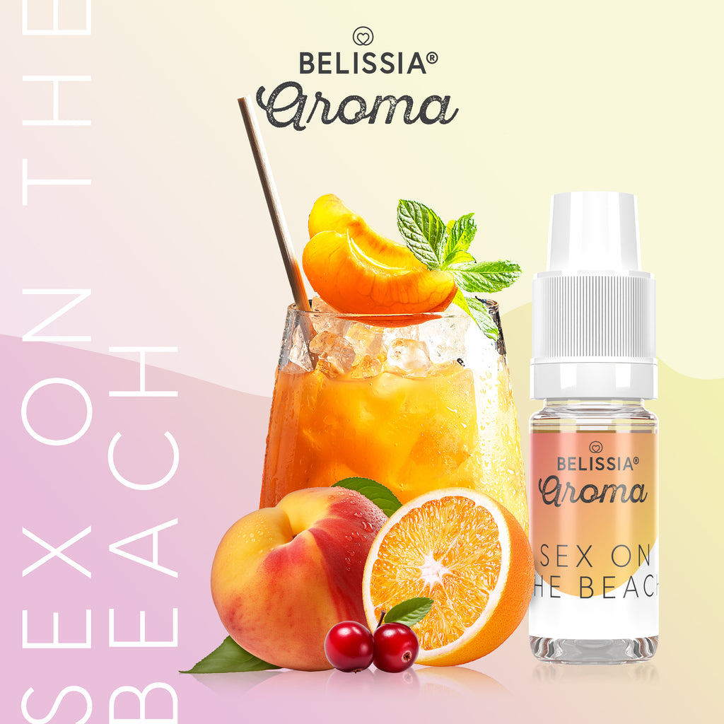 BELISSIA Lebensmittelaroma Sex on the Beach – 10 ml Tropfflasche
