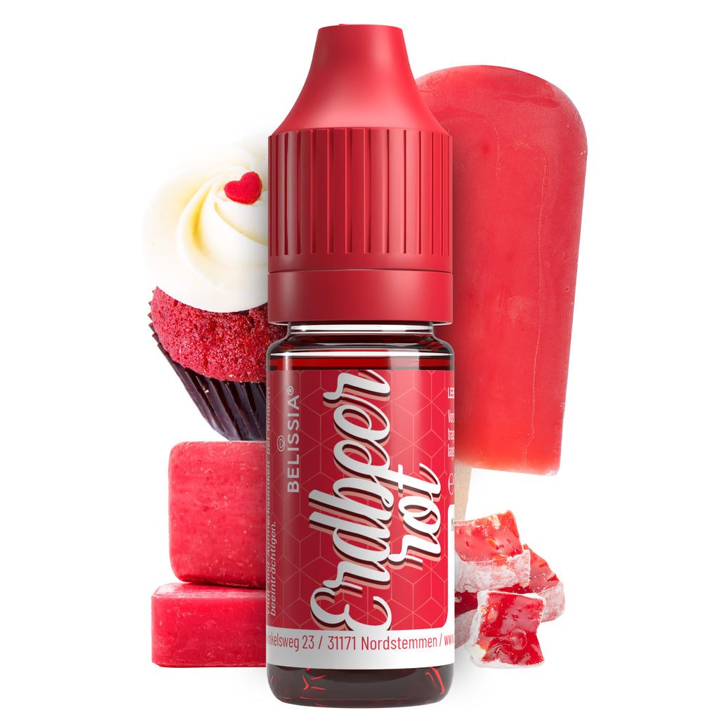 BELISSIA Lebensmittelfarbe Erdbeerrot – 10 ml