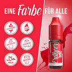 BELISSIA Lebensmittelfarbe Erdbeerrot – 10 ml