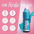 BELISSIA Lebensmittelfarben Einhorn-Set – 5 × 10 ml