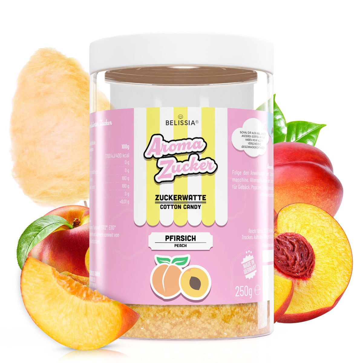 Belissia Aroma Zucker - Pfirsich