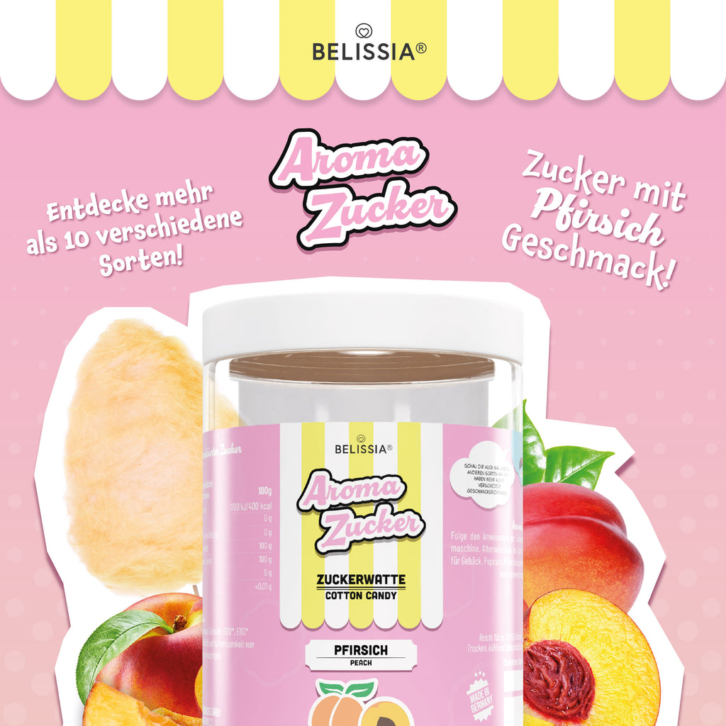 Belissia Aroma Zucker - Pfirsich