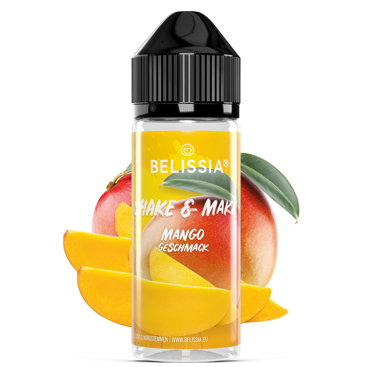 BELISSIA Shake & Make Aroma Mango – 10 ml + Schüttelflasche