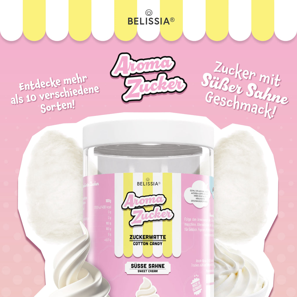 Belissia Aroma Zucker - Süße Sahne